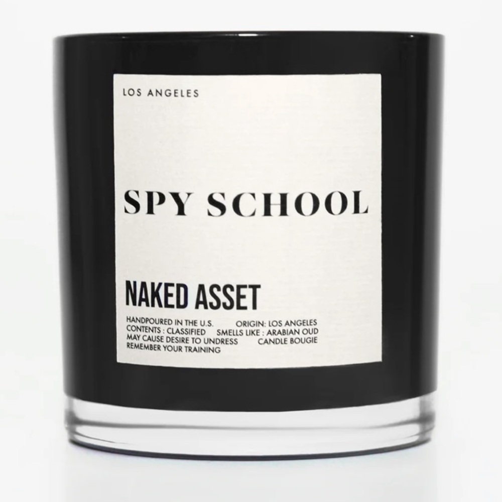 New! Spy School Los Angeles Naked Asset Candle